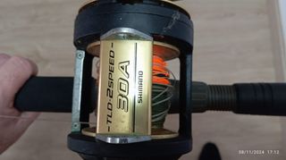 Cañas de pescar con carrete