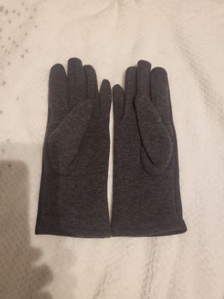 Guantes antelina y algodón. 