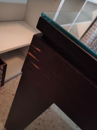 Mesa extensible salón comedor 90x140x80 y 4 sillas