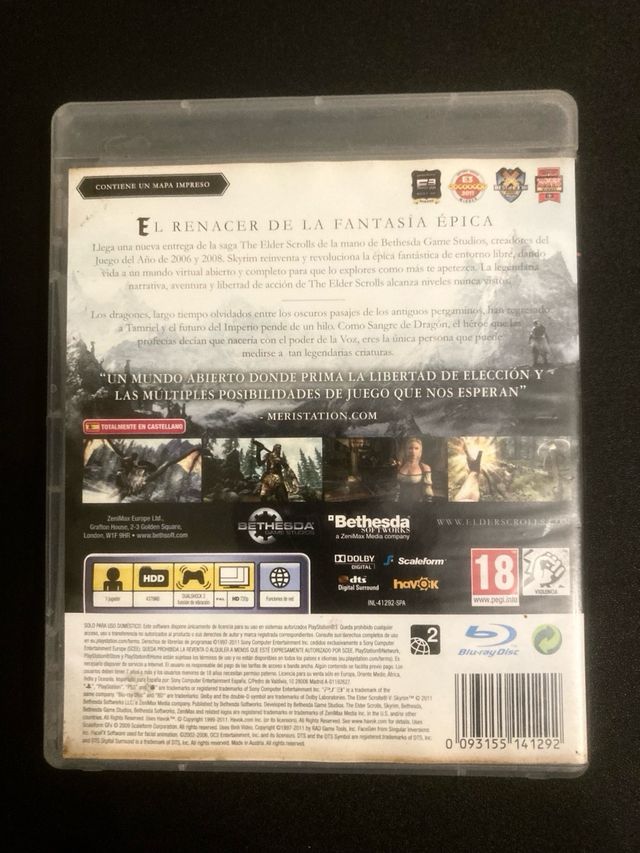 Skyrim The Elder Scrolls V PS3