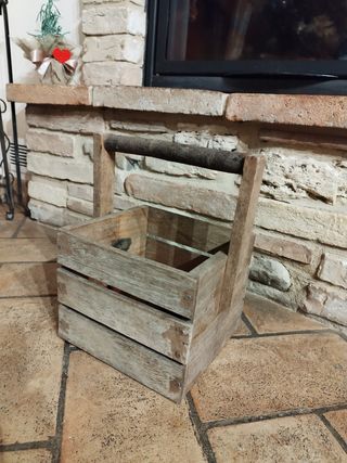 Cestino di legno artigianale