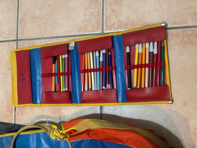 Borsa e astuccio anni 80