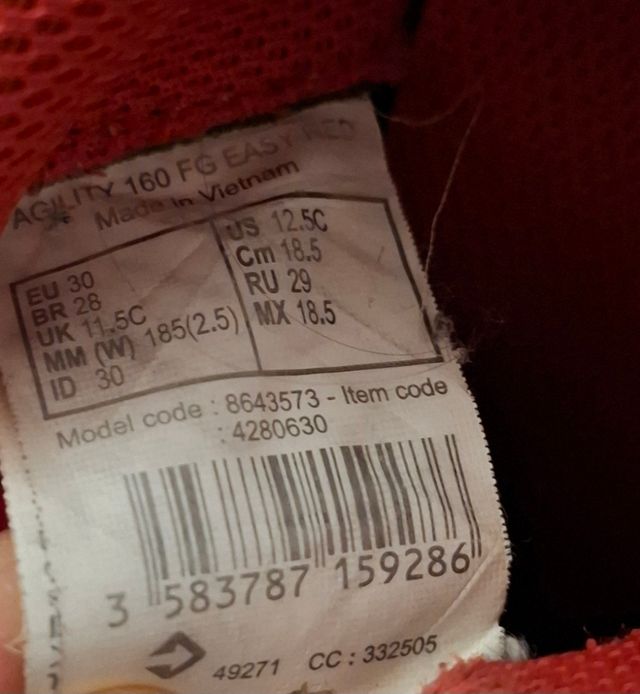 Scarpe calcio Kipsta 160