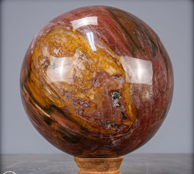 Sfera legno fossile del Madagascar, ultimo giorno