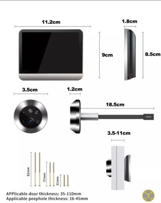 Spioncino digitale per porte