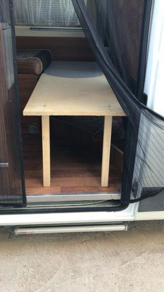 Cama comedor camper