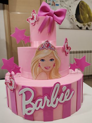 Torta scenografica barbie