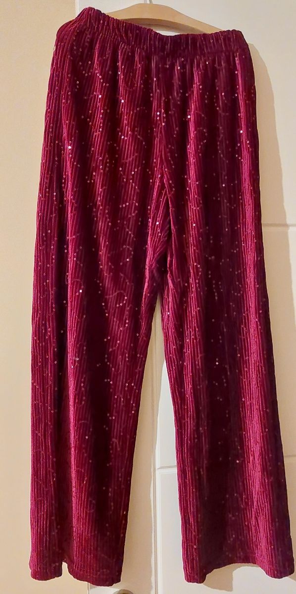 TRAJE FIESTA NIÑA LENTEJUELAS ROJO