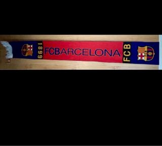 Bufanda Barcelona F.C terciopelo