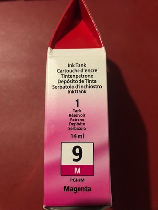Cartuchos tinta CANON PGI9M y 9C Original