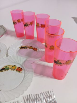 Vajilla juguete antigua años 60