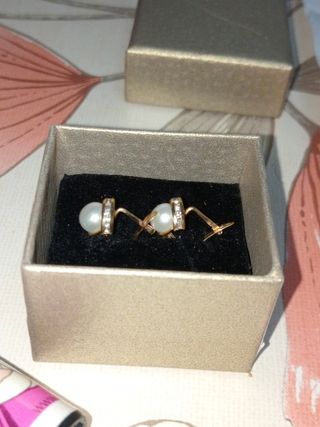 Pendientes de oro 18k