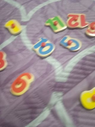 Reloj de madera infantil