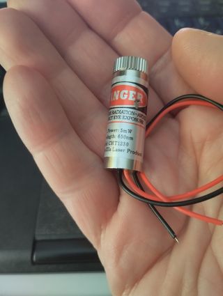 Módulo laser 650nm/5mW Emissão em cruz