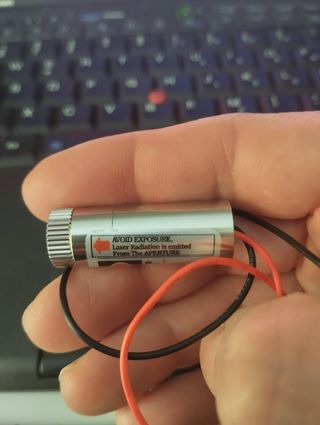 Módulo laser 650nm/5mW Emissão em cruz