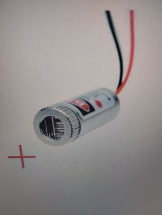 Módulo laser 650nm/5mW Emissão em cruz