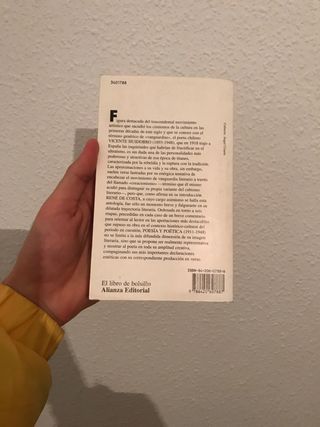 Poesía y poética. Vicente Huidobro. 1911/1948