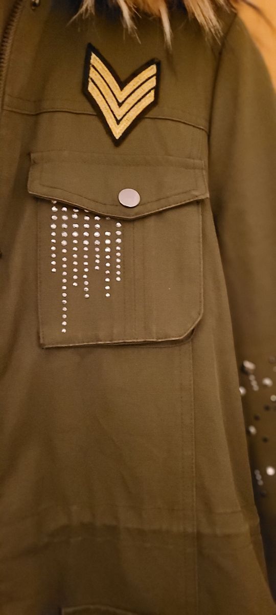 Chaqueton verde oscuro