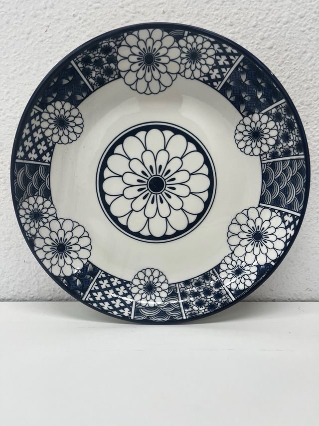 Plato hondo ø30 porcelana estilo Japones