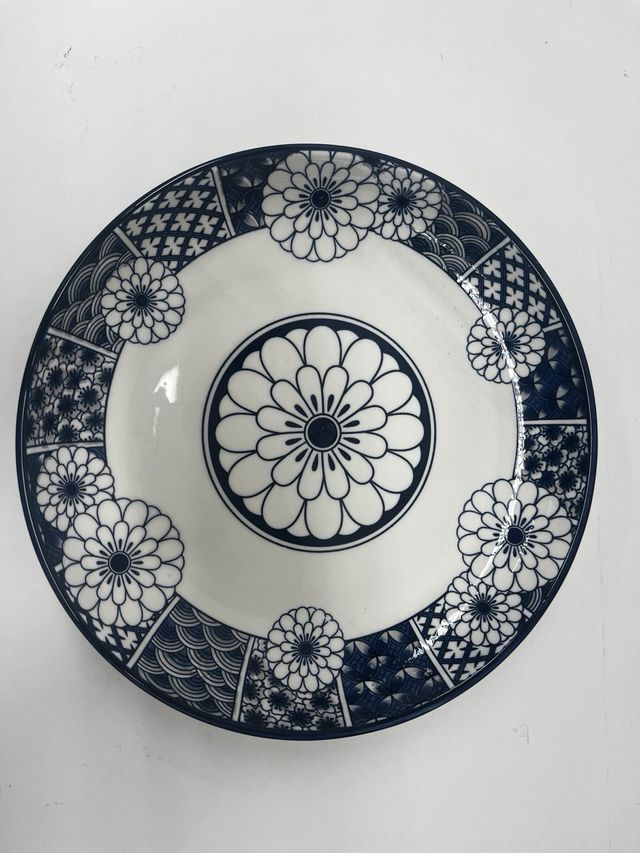 Plato hondo ø30 porcelana estilo Japones