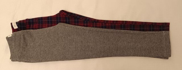 Lote de 2 pantalones tipo leggins T.7-8