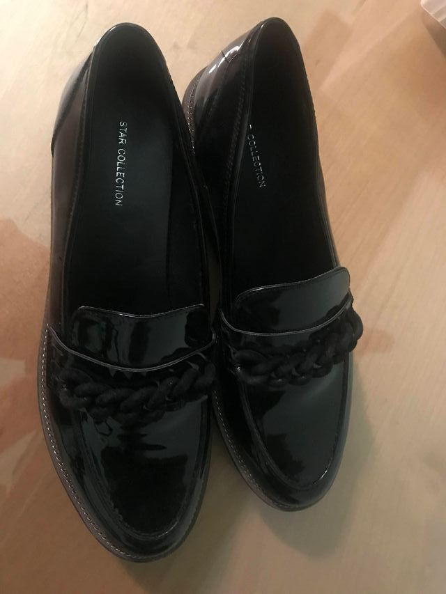 Mocassini neri lucido TG. 41