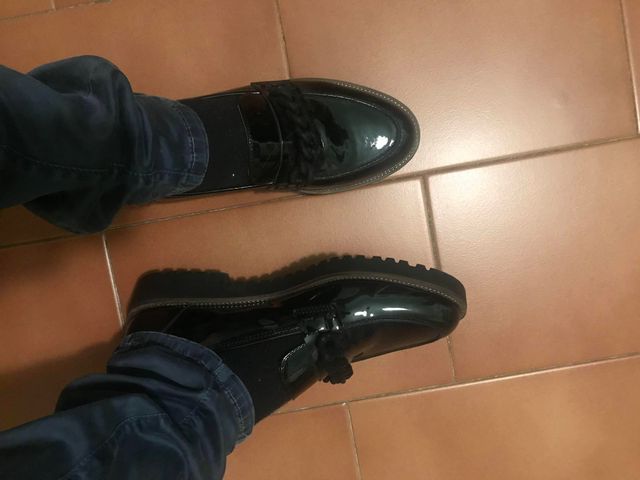 Mocassini neri lucido TG. 41