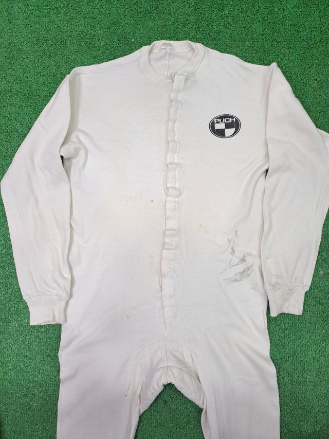 Mono traje ropa interior Vintage Puch Motociclismo