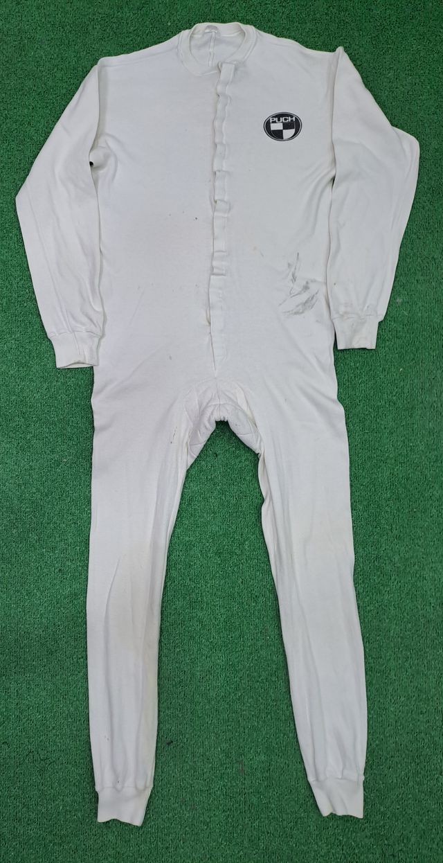Mono traje ropa interior Vintage Puch Motociclismo