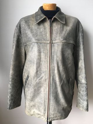 cazadora en piel de Caramelo talla 52