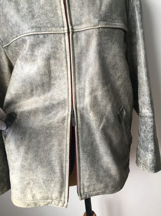 cazadora en piel de Caramelo talla 52