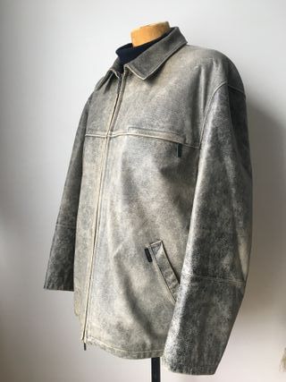 cazadora en piel de Caramelo talla 52