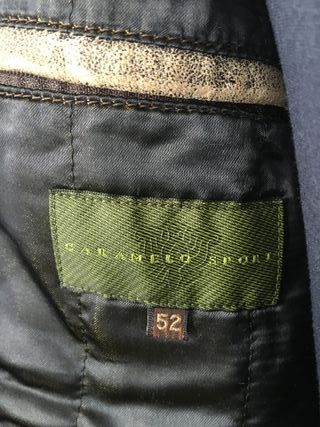 cazadora en piel de Caramelo talla 52