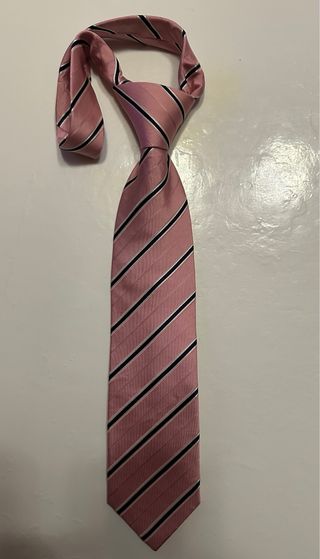 Corbata De Rayas Rosas