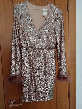 Vestido fiesta lentejuelas 