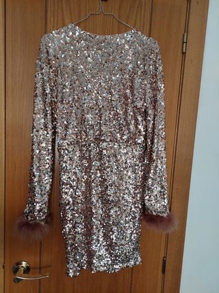 Vestido fiesta lentejuelas 