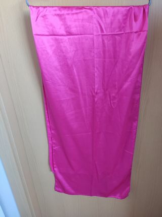 Vestido fiesta encaje fucsia 