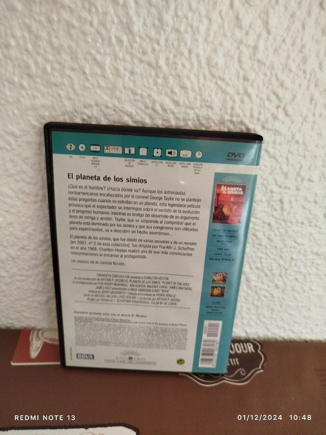 Pelicula el planeta de los simios