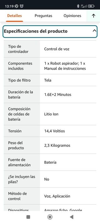 🟢 Robot aspirador 