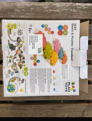 Puzzle engranajes madera Plan Toys +2