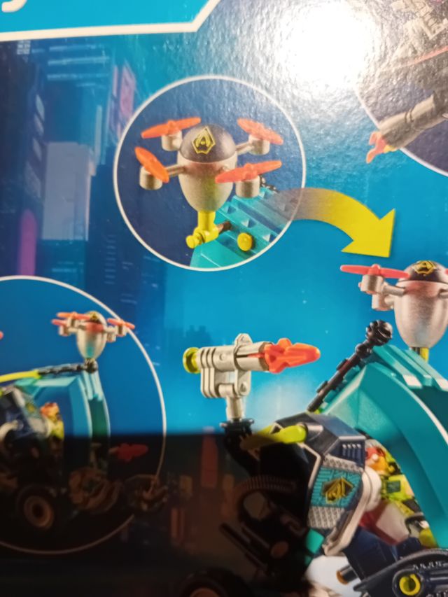 Playmobil policía coche y robot nuevos