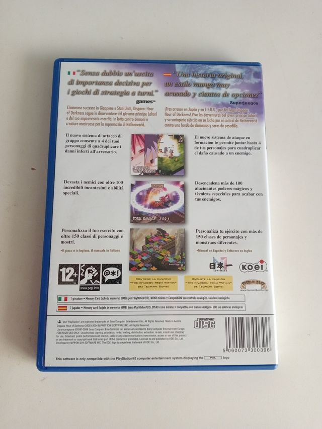 Disgaea Hour of Darkness PS2