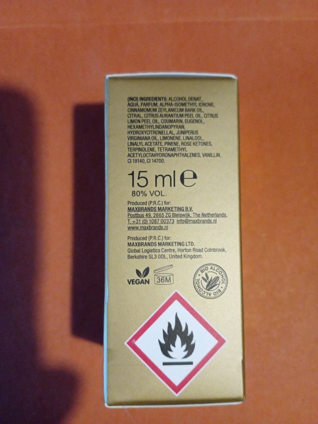 Profumo uomo Varanti Gold 