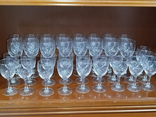 Copas de vino y licor