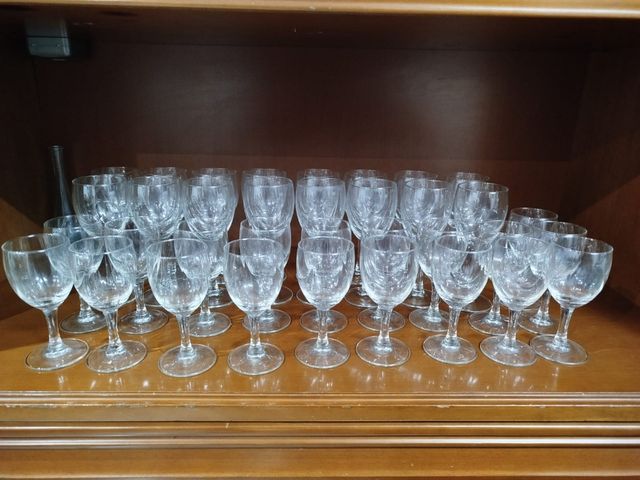 Copas de vino y licor