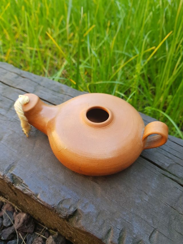 Lámpara Aladino candil de aceite y cera