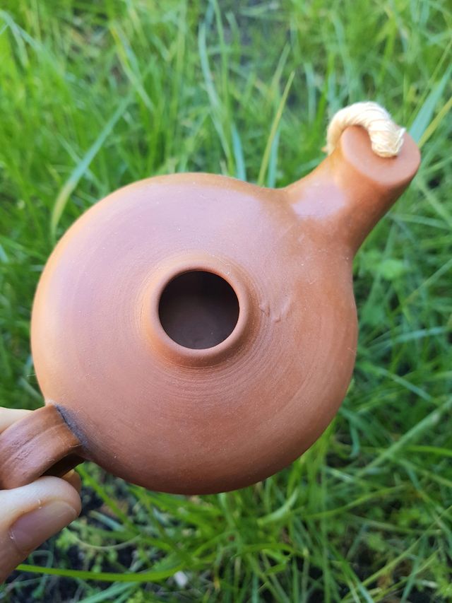 Lámpara Aladino candil de aceite y cera