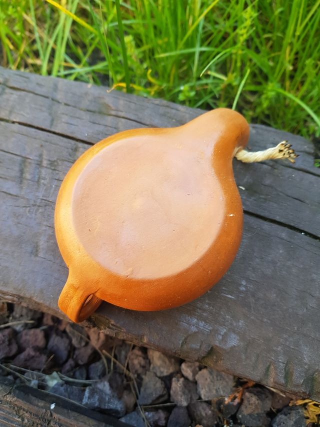 Lámpara Aladino candil de aceite y cera