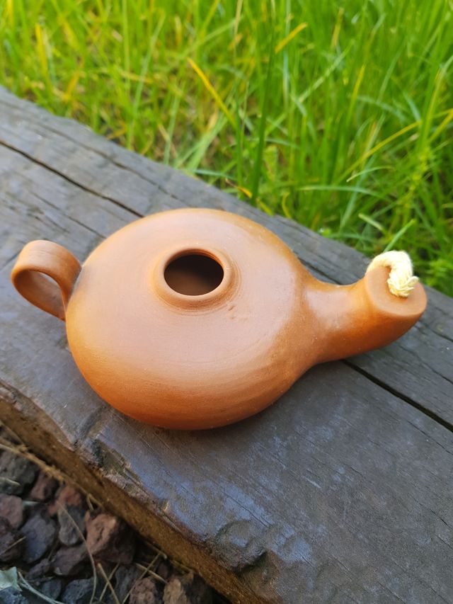 Lámpara Aladino candil de aceite y cera