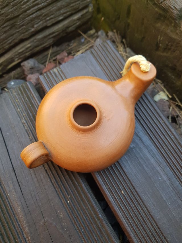 Lámpara Aladino candil de aceite y cera